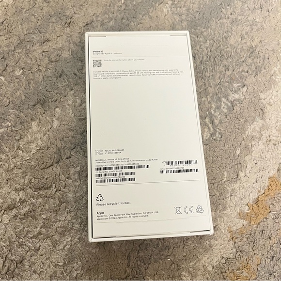 Apple iPhone - Pink BOX ONLY - Picture 2 of 2